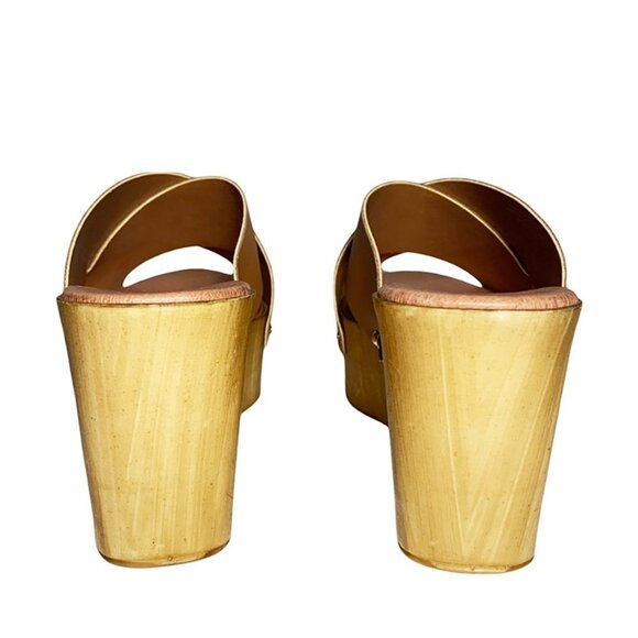 CHARLES DAVID FIji Studded platform mule - Picture 4 of 6